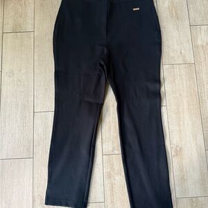 Never Worn Rafaella Size XL Black Straight Leg Pants